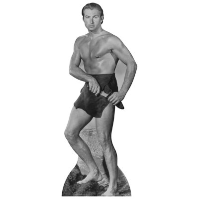 Accroche en carton tarzan-lex barker