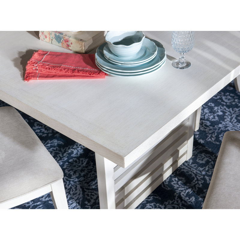 Framingham Extendable Dining Table, White