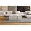 Table basse rectangulaire à plateau coulissant avec 2 tiroirs et 2 rangements cachés pour le salon 47,2 po