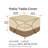 Paulding Water Resistant Patio Table Cover-831557713