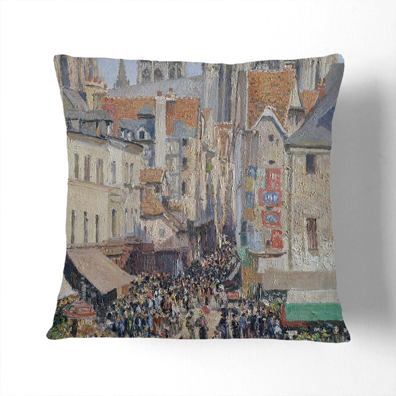 Square Cushion, 55cm H x 55cm W x 20cm D, Black