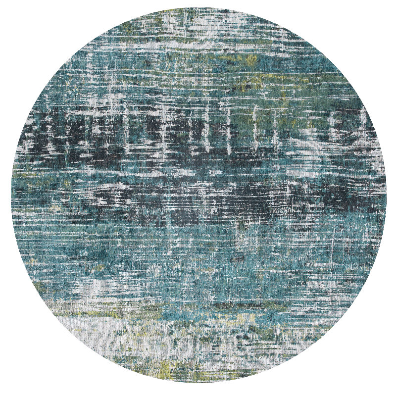Abstract Recycled P.E.T Area Rug, Round 240cm