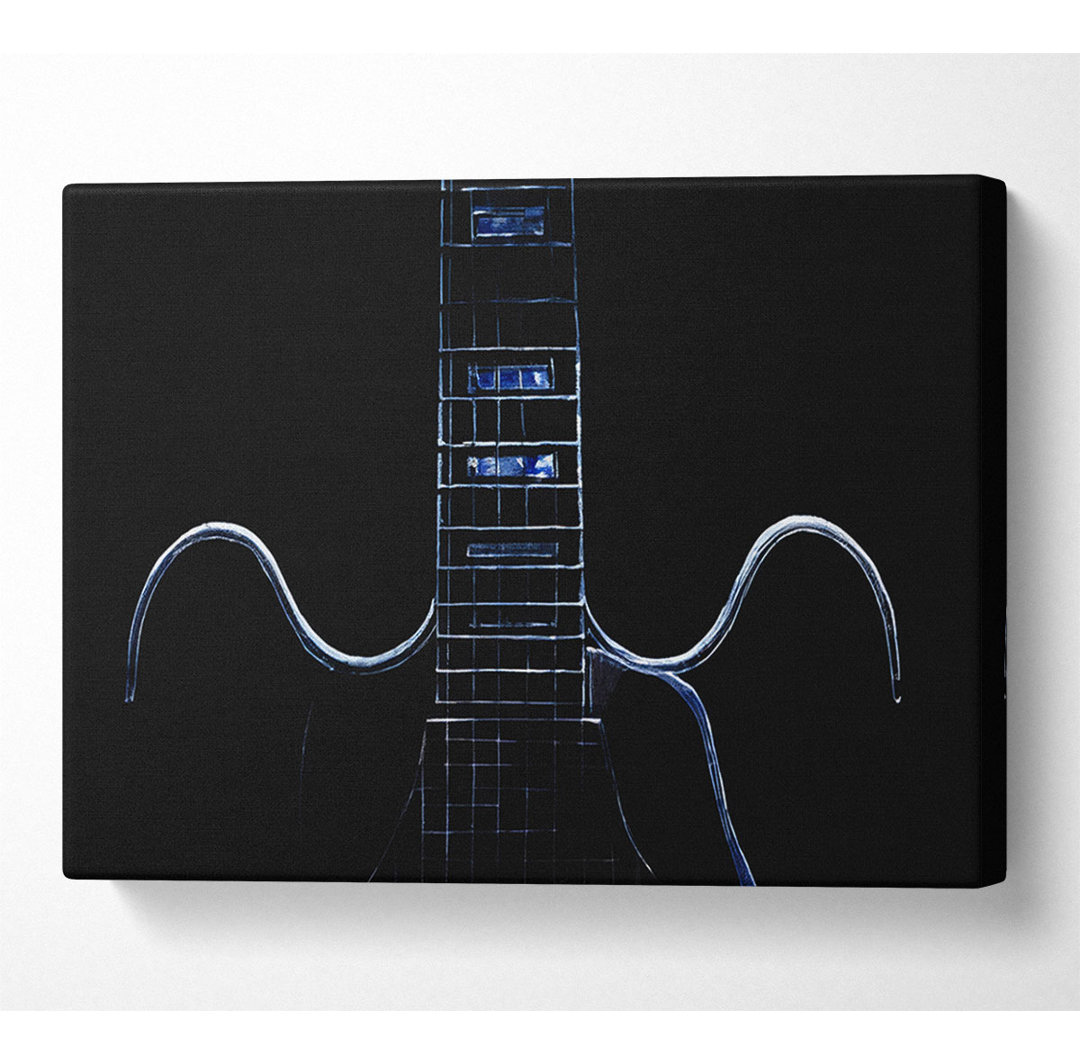 Gibson Guitar - Kunstdrucke auf Leinwand - Wrapped Canvas