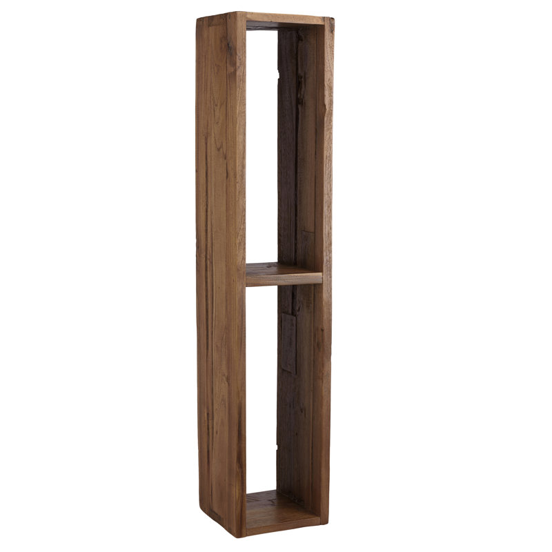 Ahlers Teak Solid Wood Floating Shelf, 15.4cm H x 75cm W x 15cm D