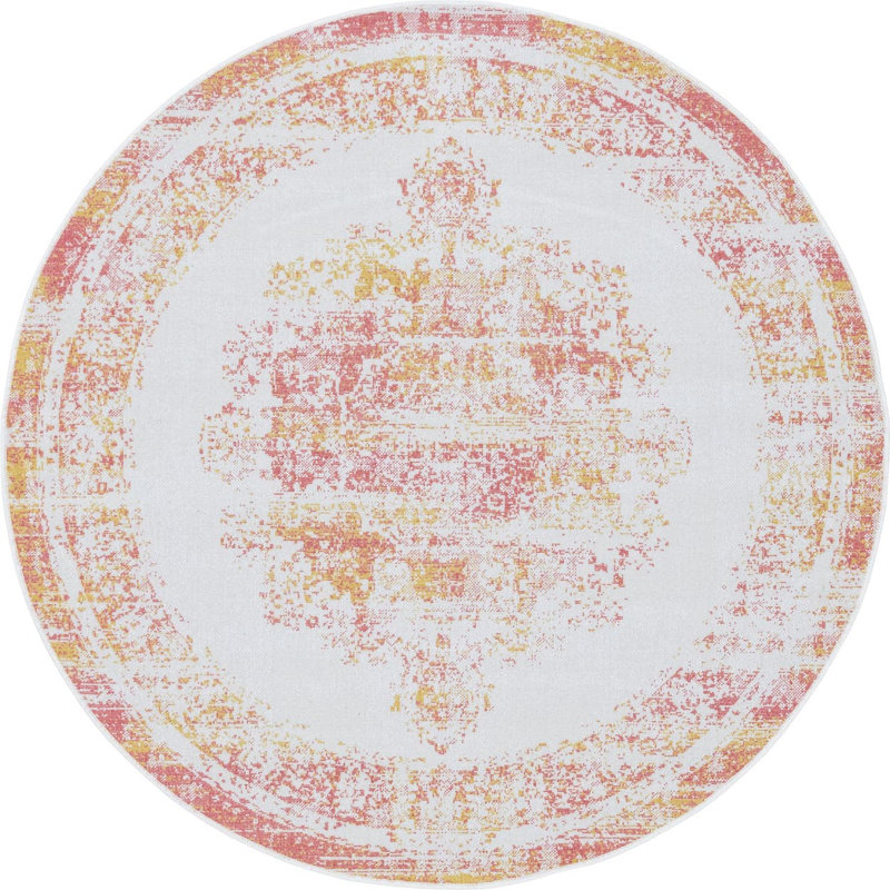 Oriental Indoor Rug, Round 5'3"