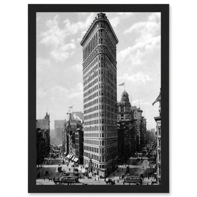 Flat Iron Building New York NYC 1903 Historical Photo - Single Picture Frame Print