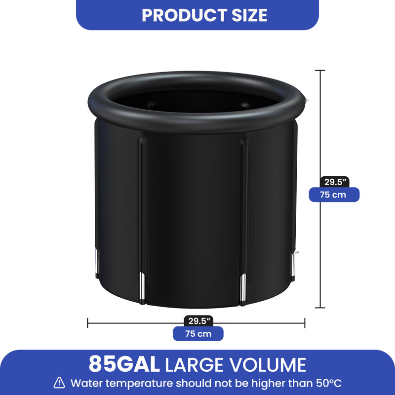 Baignoire de trempage autoportante 29,5 po