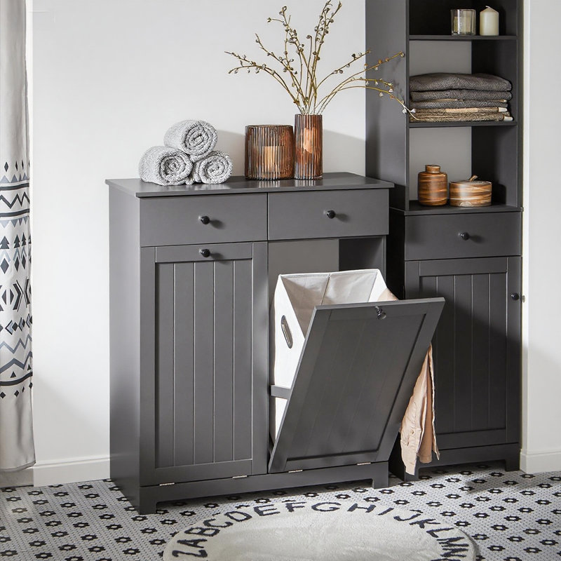 Munsell Bathroom Cabinet, Grey