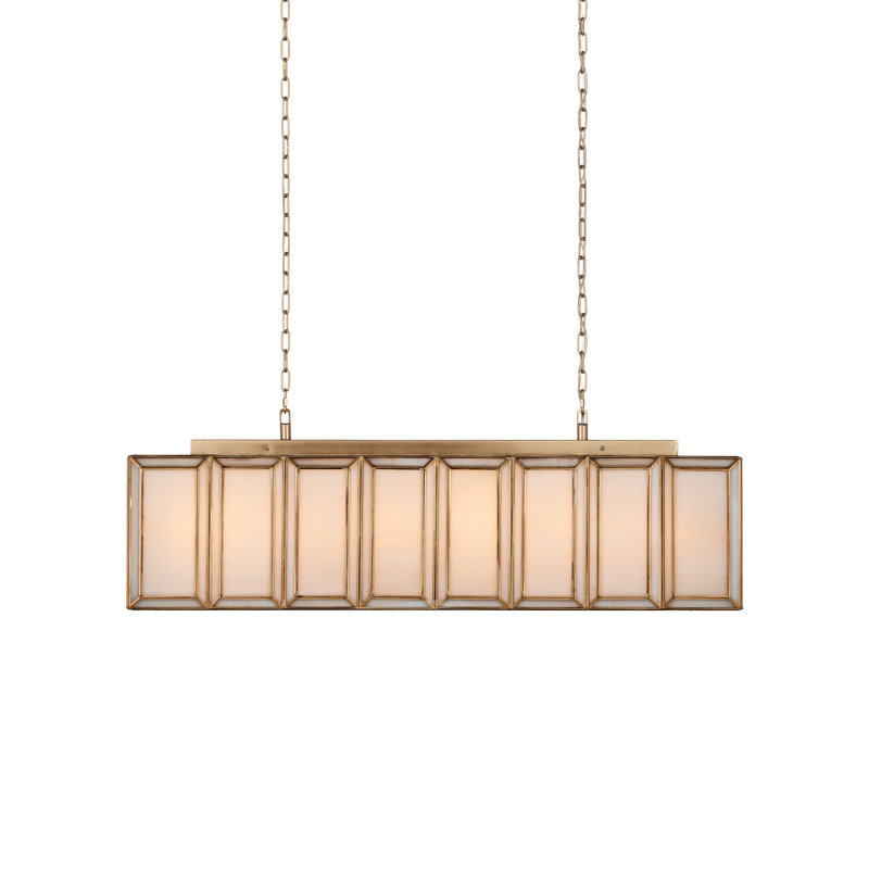 Daze 6 - Light Antique Brass Kitchen Island Pendant