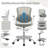 Kids 21.3'' Adjustable Height Desk Chair Activity Chair-1669427836