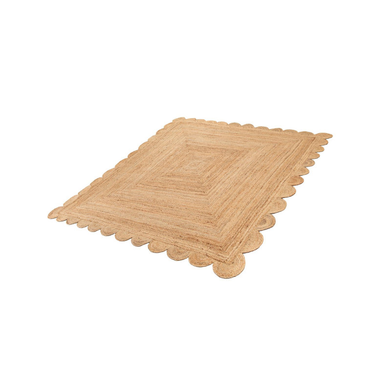 Cosner Hand Braided Area Rug, Square 7'10"