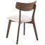 47cm H Fabric Upholstered Accent in White