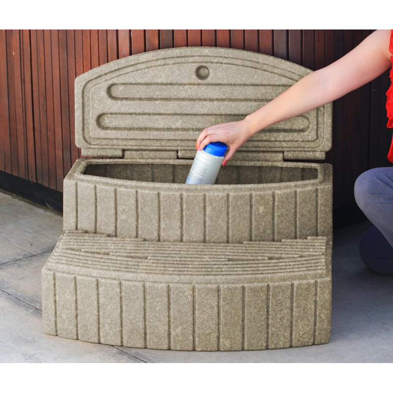 2 - Step Plastic Hot Tub Step, Sandstone