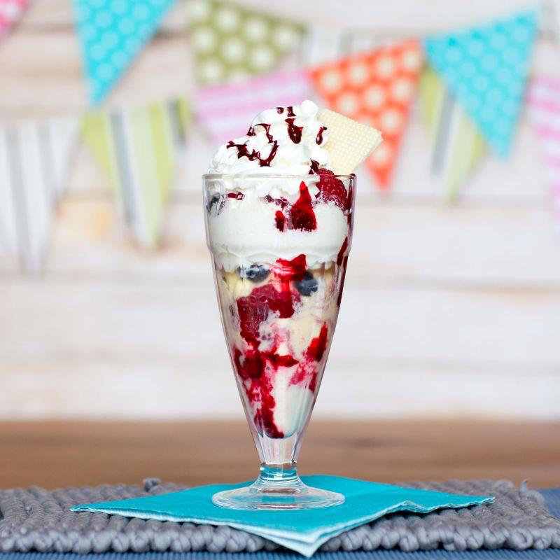 Argon Tableware - Ice Cream Sundae Glasses - 350ml, 12