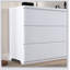 Commode moderne à 6 tiroirs, façades à panneau ondulé, armoire de rangement, commode polyvalente pour chambre à coucher, salon - solution de rangement élégante et spacieuse-1167589697