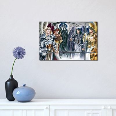 " Five Archangels " by Ruth Thompson Painting Print
