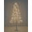 5ft White LED Cluster Tree with 720 Warm White LEDs Indoor Use Only