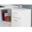 Bureau d'ordinateur, bureau personnel, coin, tiroirs de rangement, L de 46 po, bureau, ordinateur portable, stratifié, contemporain, moderne-1141498827