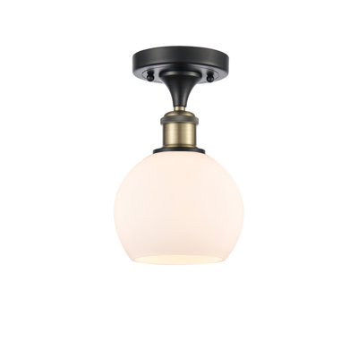Cindi Glass Semi Flush Mount