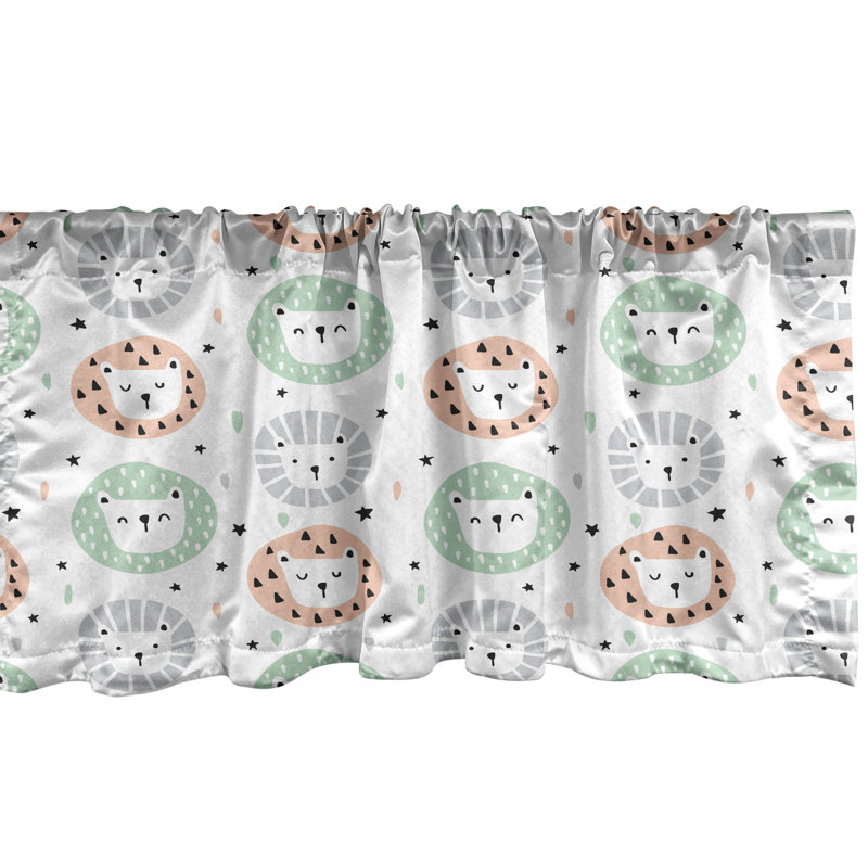 Cantonnière Ambesonne, lot de 2, scandinave 93350, L 54 po x L 12 po