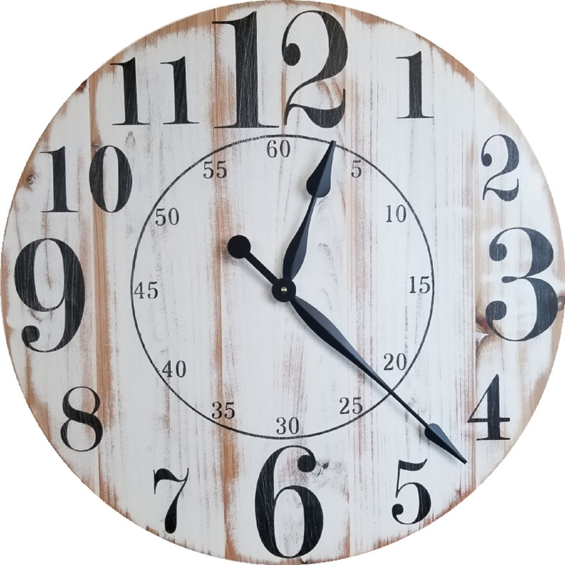 Erdmann Wood Wall Clock, Large