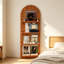 Porte-revues arqué en bois d'hévéa-132392976-132392978