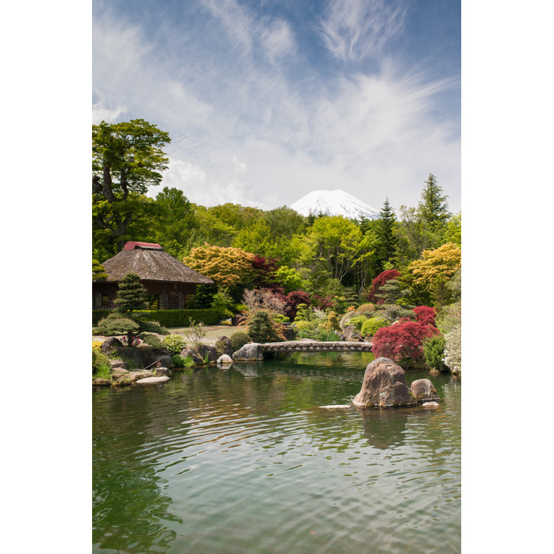 Amagansett Japanese Formal Garden by Jules_Kitano - Wrapped Canvas Print, 30cm H x 20cm W x 3.8cm D