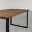 Brinegar Oak Metal Base Dining Table-444356417-444356421