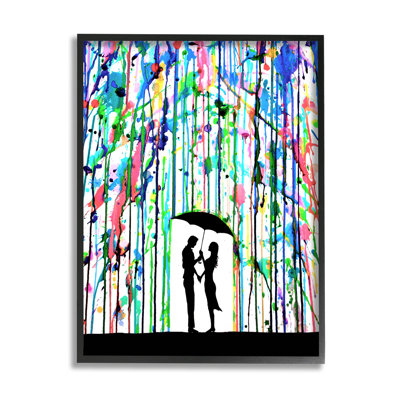 «Vivid Couple Urban Drip Rainfall», art de la giclée par Marc Allante
