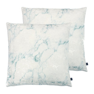 Cinnabar Abstract Square Cushion (Set of 2)
