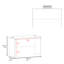 Bureau moderne de 47 po de largeur, blanc - pour les projets de bureau et la maison fonctionnelle-562859695