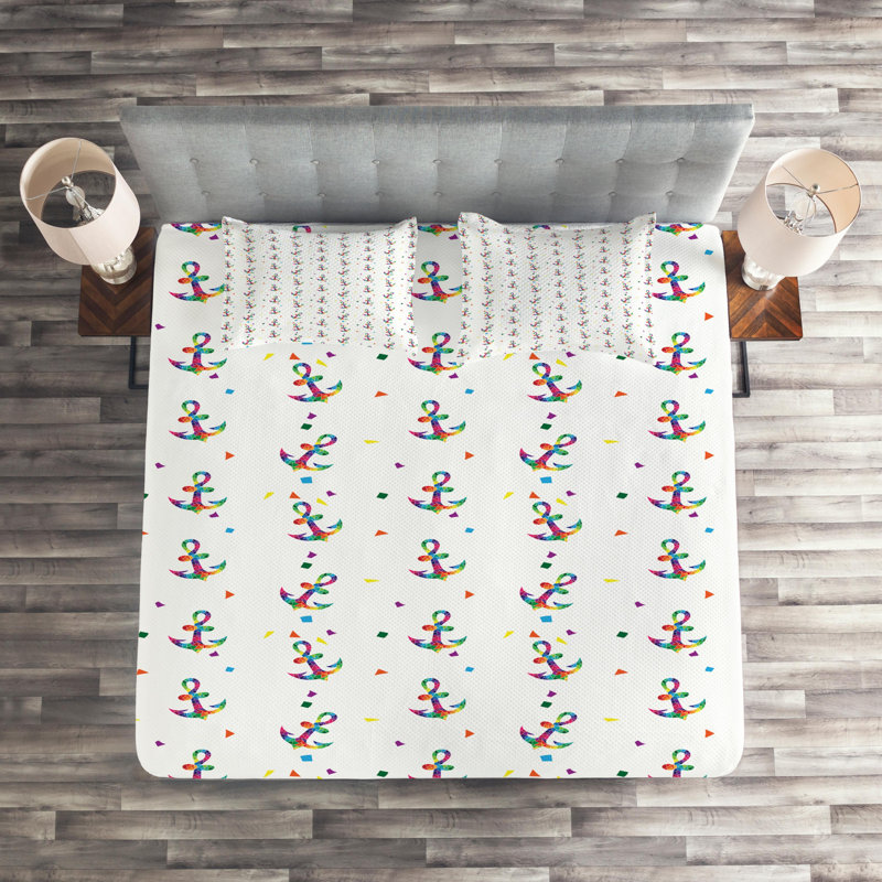 Coastal Polyester Coverlet