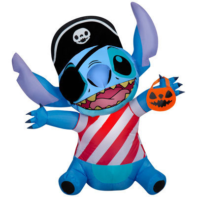 Airblown Stitch with Pirate Costume Disney
