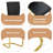 Glass Dining Table Set-575057881-575057886