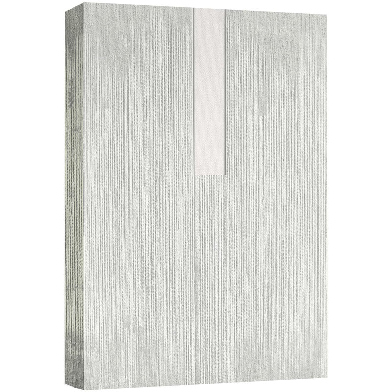 Paysage minimaliste géométrique carré blanc couleur champ abstrait formes minimaliste contemporain nordique décoration murale
