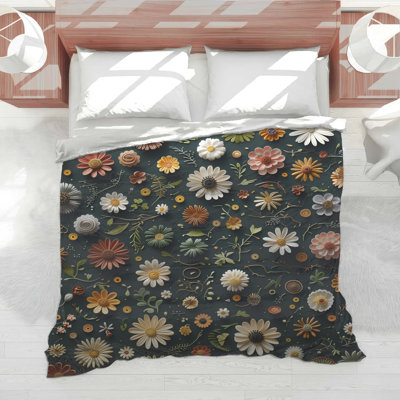 Édredon à motif floral Boho Boho