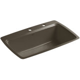 Cape Dory 33" L x 22" W x 9.625" D Drop-in Single-Bowl Kitchen Sink