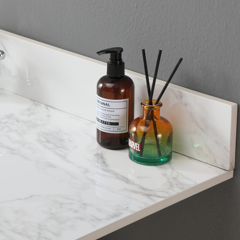 Plateau de meuble-lavabo simple 49 po avec lavabo