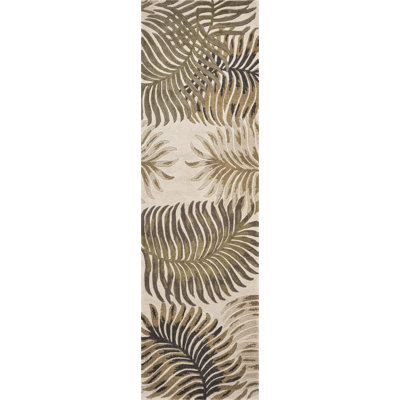 Tapis floral en laine touffeté à la main Delview