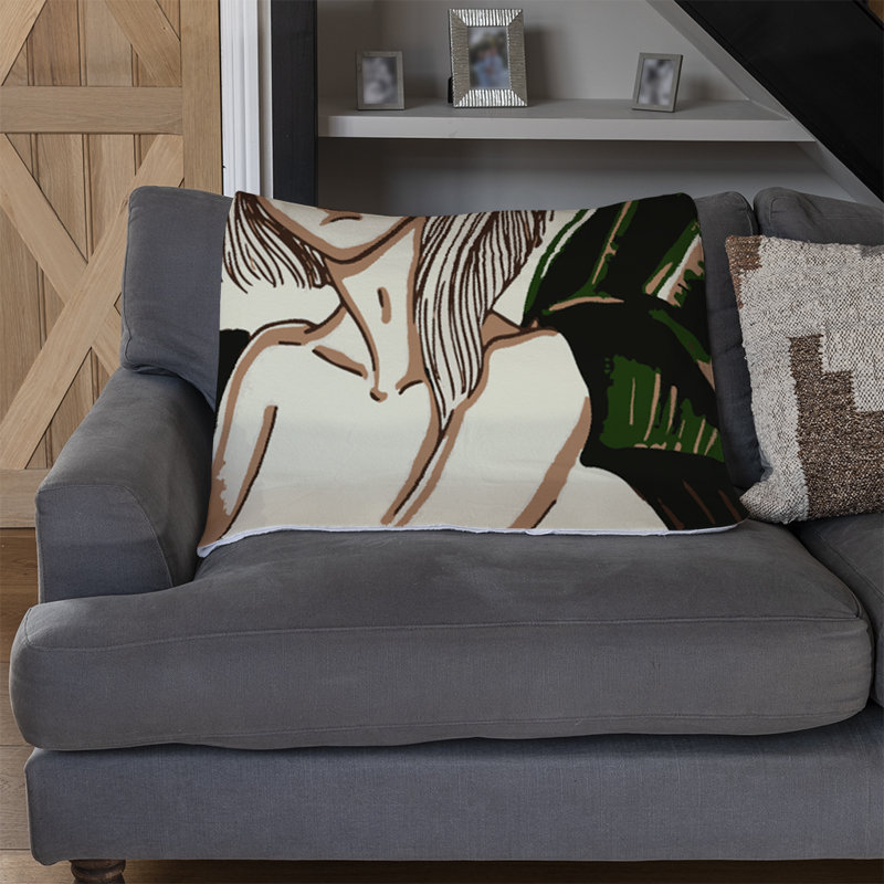 Donatas Plain Weave / Muslin Throw Blanket