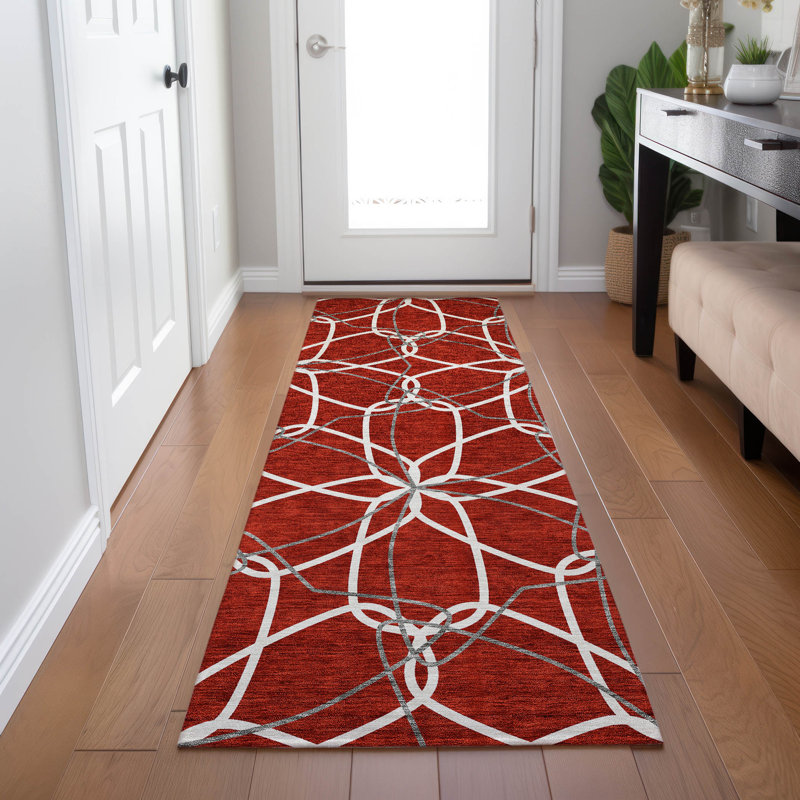  Alegandro Area Rug with Non-Slip Backing, Runner 2'3" x 7'6"