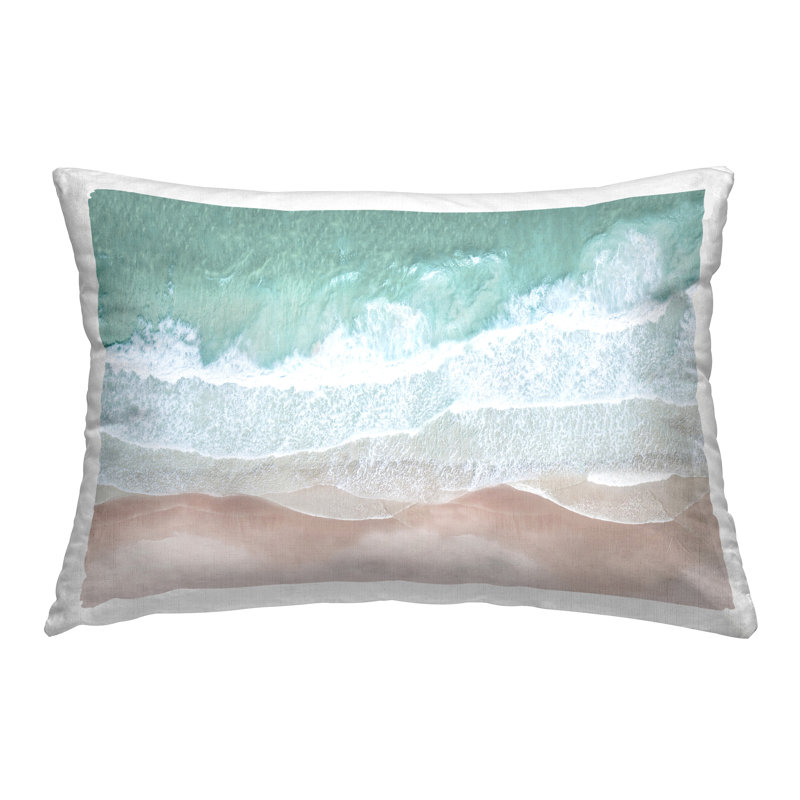 Coussin Aérien avec vue sur la mer, imprimé par Sissi et Seb