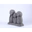 Praying Lucky Japanese Jizo Family Statue
