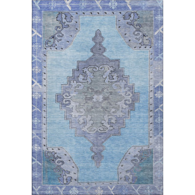 Premium Machine Washable Lubbers AMF1731 Global Rug