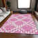 Premium Machine Washable Prisco Blush Rug