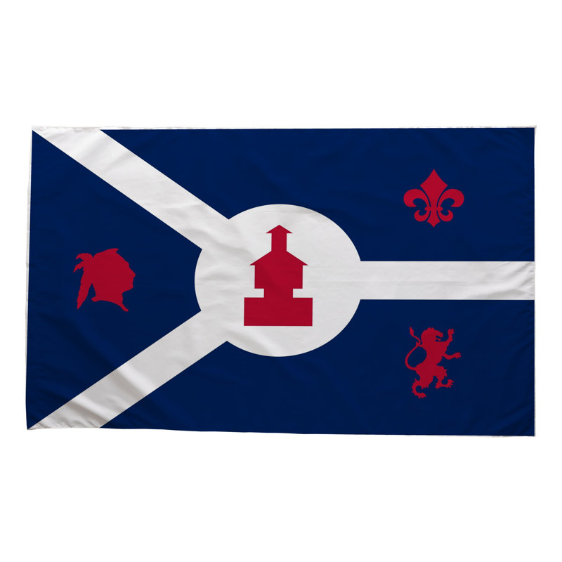 Drapeau de la ville de Fort Wayne — Drapeau extérieur