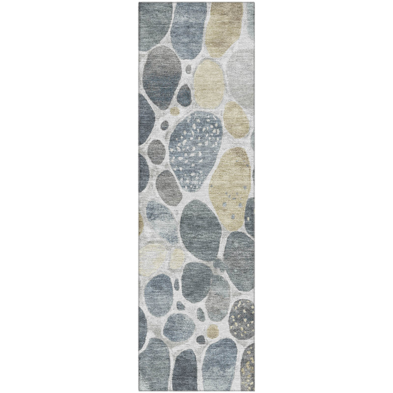Premium Machine Washable Geometric Rug, Runner 2'3" x 7'6"
