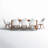 Anautica Rectangular 8 - Person 82'' Long Dining Set