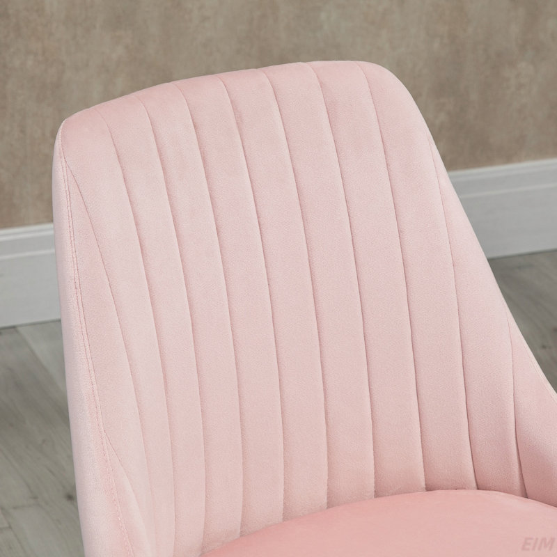 Mid-Back Office Chair, Pink