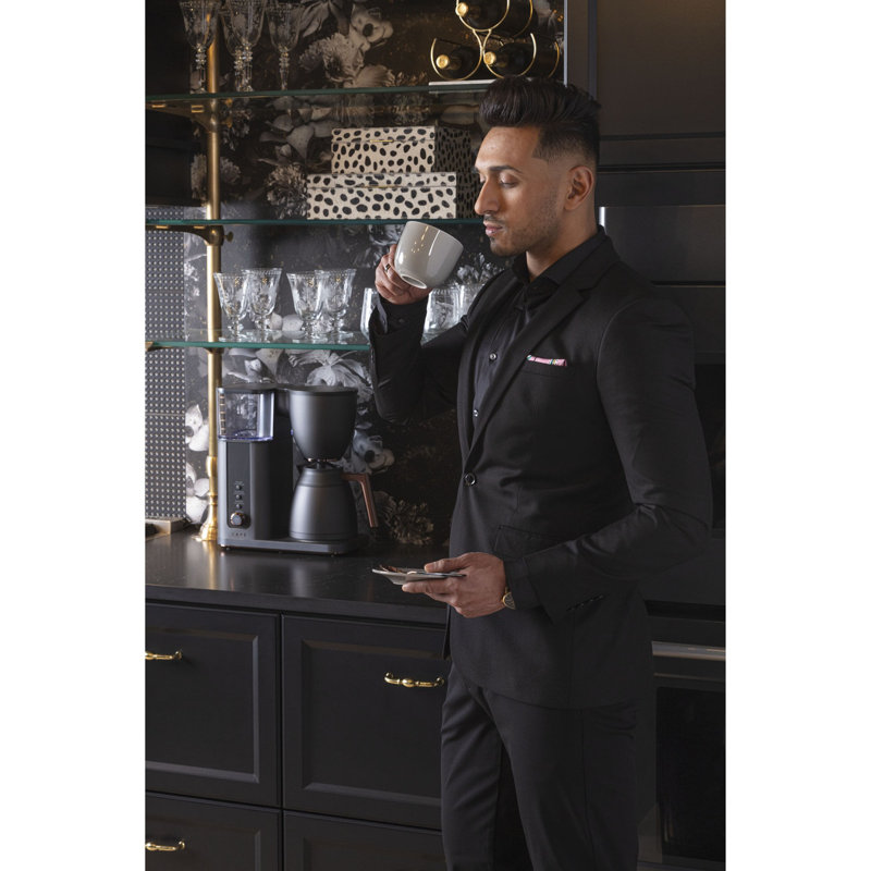 Matte Black 10-Cup Drip Coffee Maker with Thermal Carafe